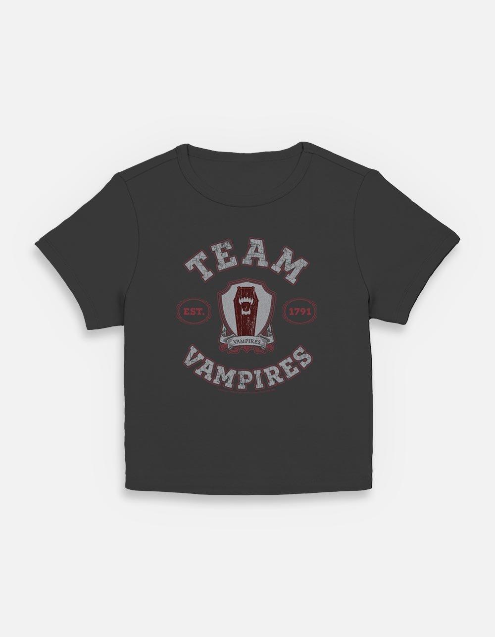 Wednesday Team Vampires Womens Baby T-Shirt,New Products : American Fashion Style Bags On Sale
