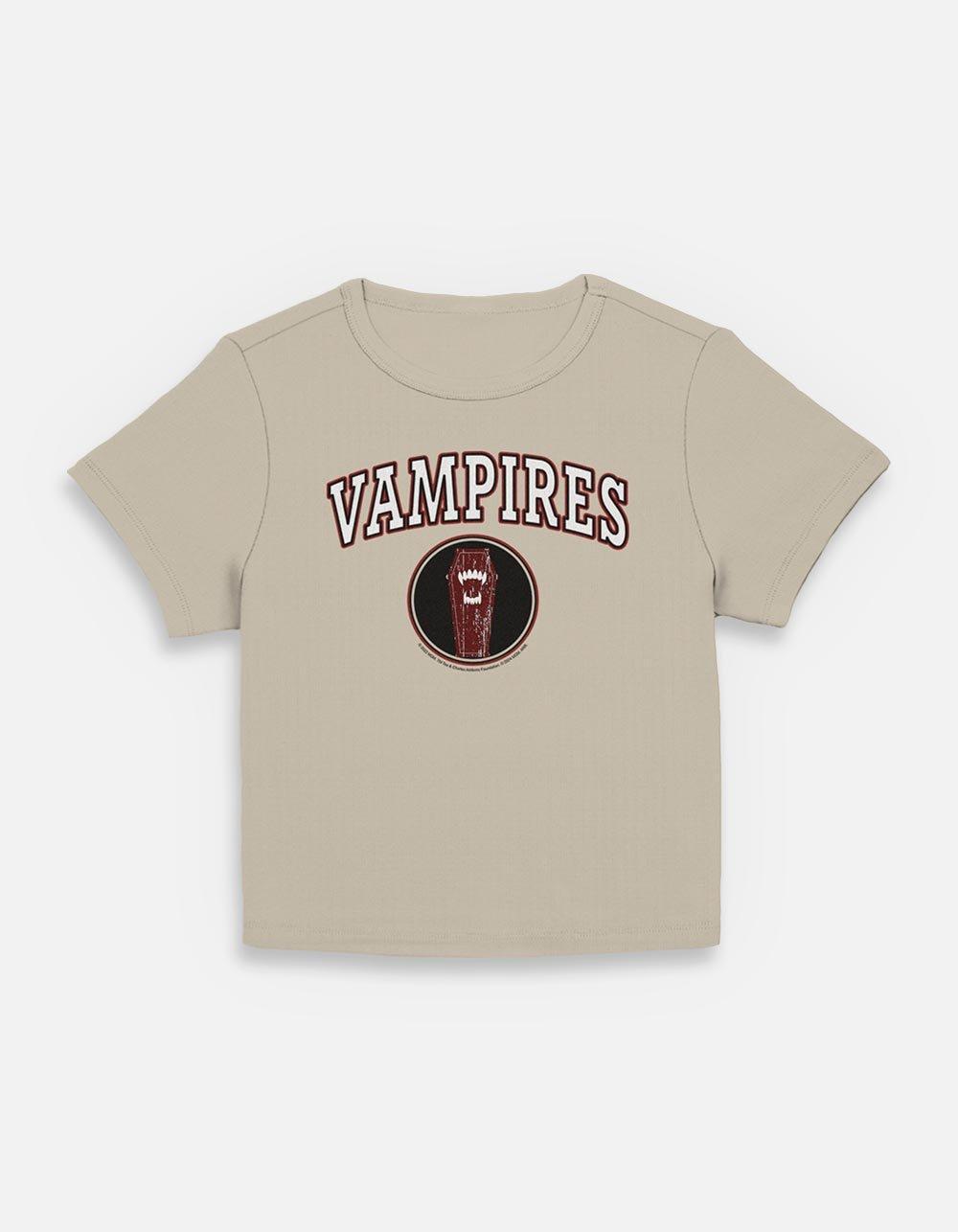 Wednesday Vampires College Womens Baby T-Shirt, , hi-res