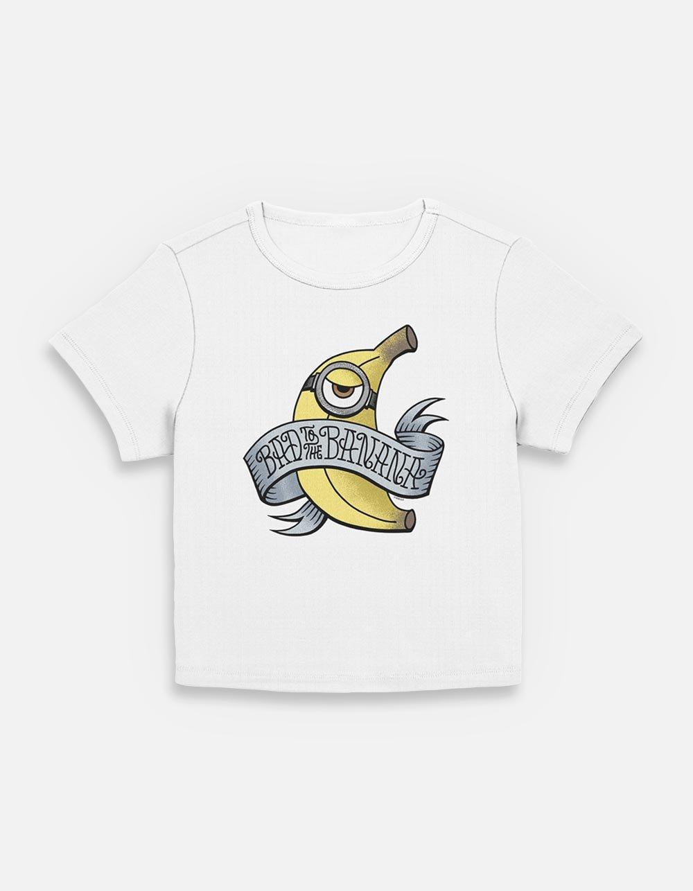 Minions Bad To The Banana Womens Baby T-Shirt,New Products : American Fashion Style Bags On Sale