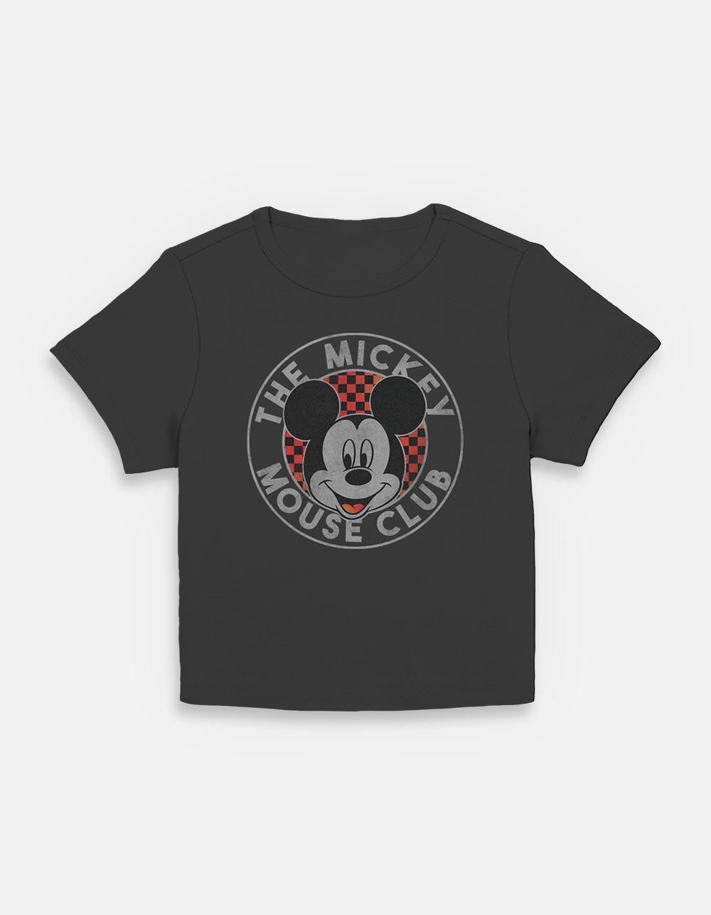 Disney Mickey Mouse Checker Womens Baby T-Shirt,New Products : American Fashion Style Bags On Sale