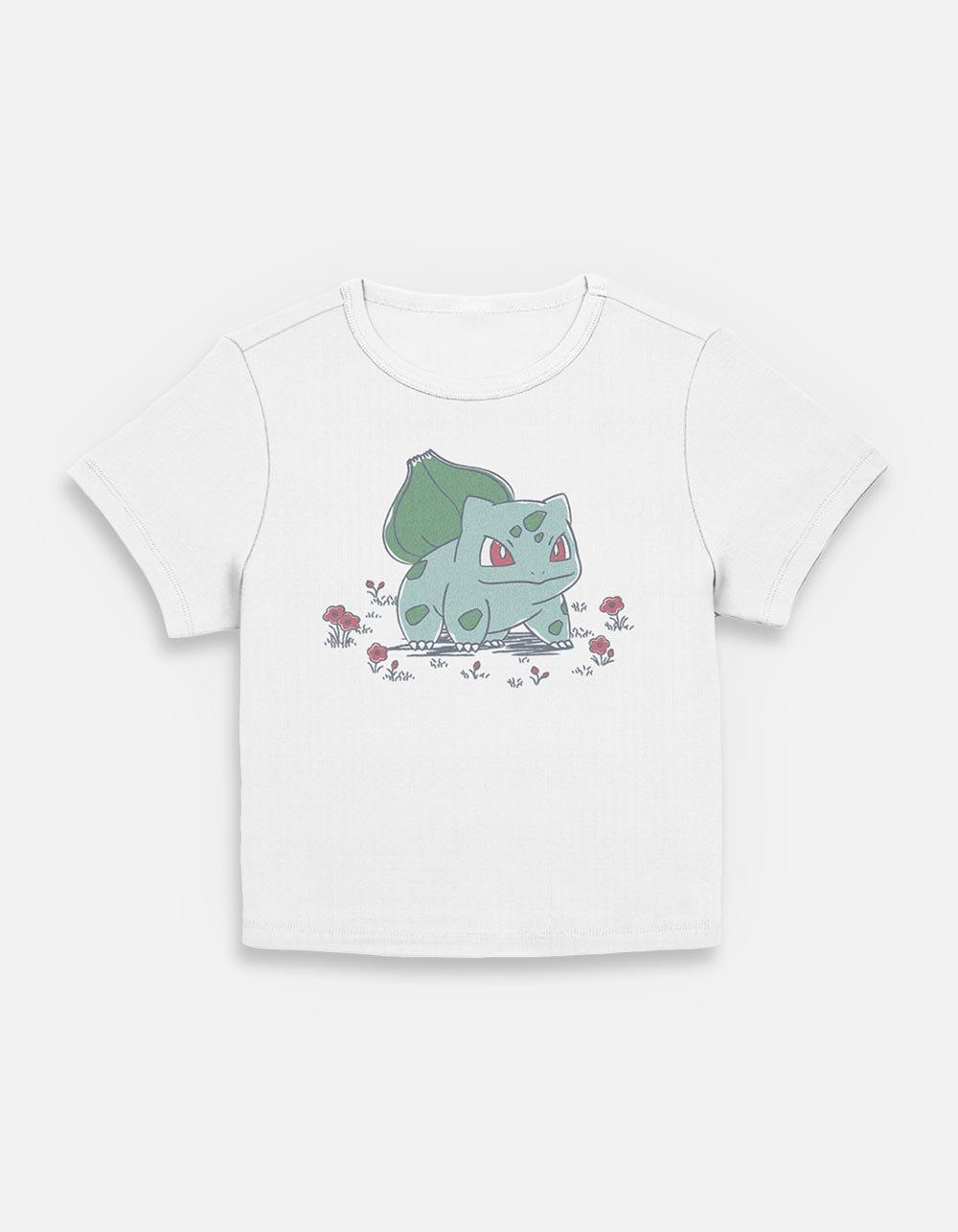 Pokemon Bulbasaur Sketch Womens Baby T-Shirt,New Products : American Fashion Style Bags On Sale