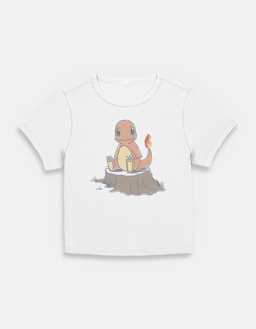 Pokemon Charmander Sketch Womens Baby T-Shirt,New Products : American Fashion Style Bags On Sale
