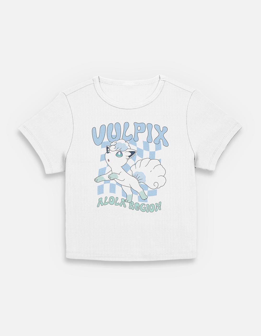 Pokemon Alola Region Vulpix Womens Baby T-Shirt,New Products : American Fashion Style Bags On Sale