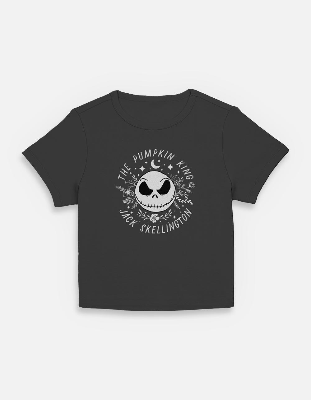 Disney The Nightmare Before Christmas Jack Floral Face Womens Baby T-Shirt,New Products : American Fashion Style Bags On Sale
