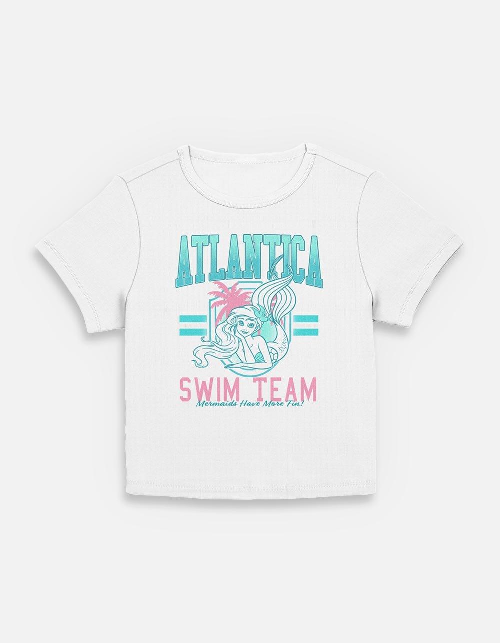 Disney The Little Mermaid Ariel Swim Team Womens Baby T-Shirt,New Products : American Fashion Style Bags On Sale