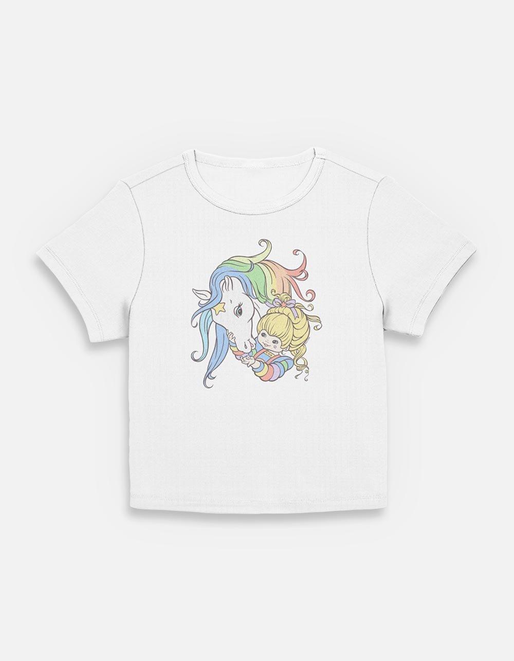 Rainbow Brite Starlight Friends Womens Baby T-Shirt, EGRET, hi-res