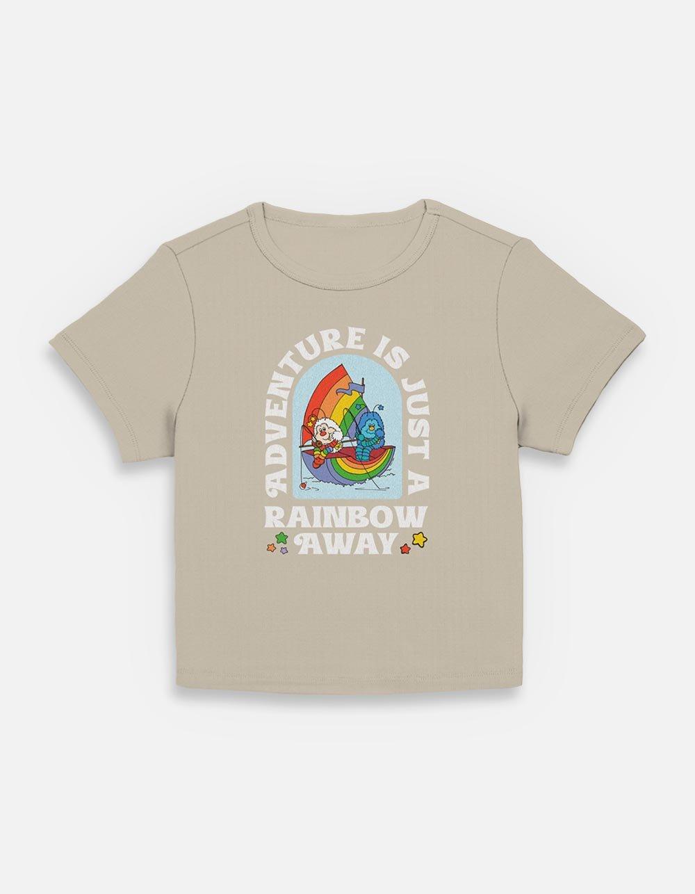 Rainbow Brite Adventure Is A Rainbow Away Womens Baby T-Shirt,New Products : American Fashion Style Bags On Sale