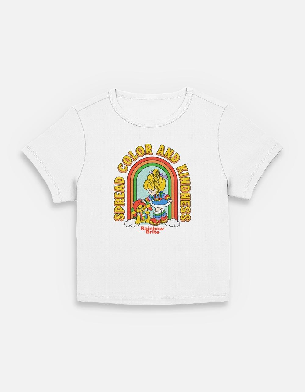 Rainbow Brite Spread Color And Kindness Womens Baby T-Shirt,New Products : American Fashion Style Bags On Sale