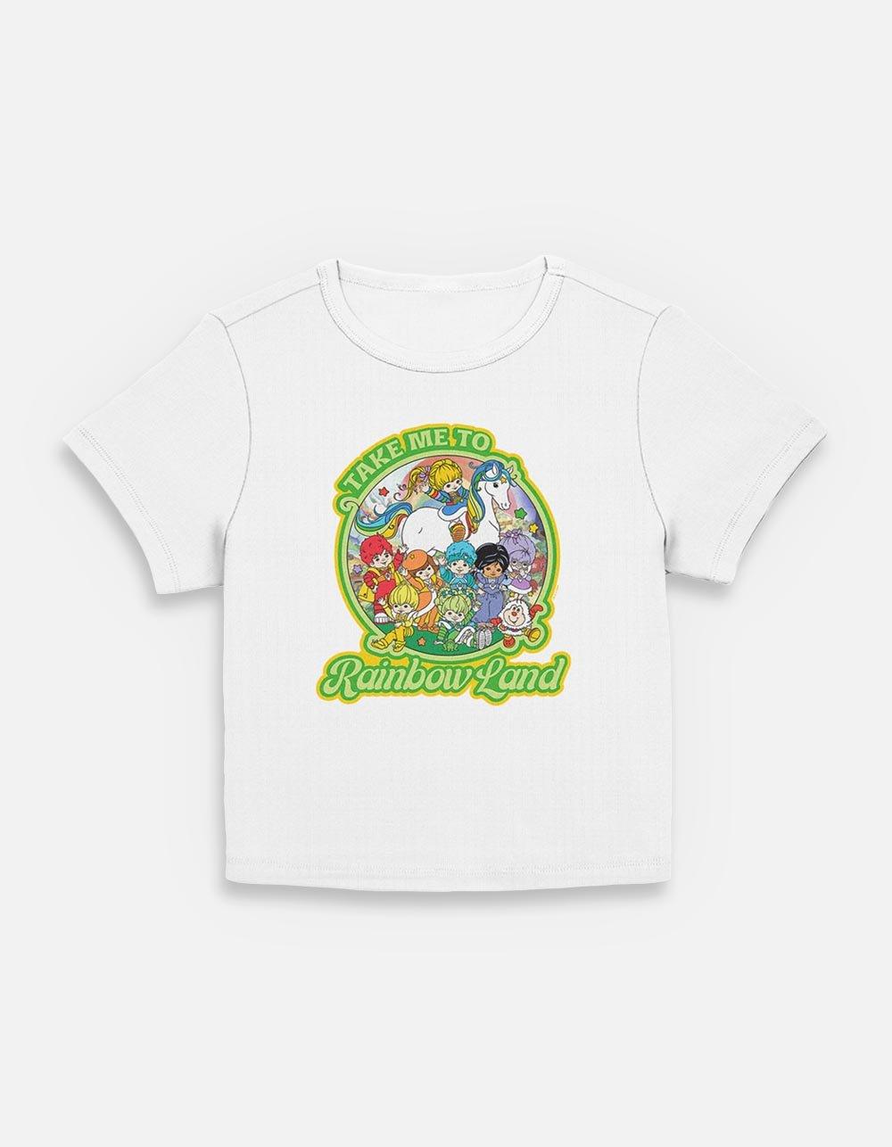 Rainbow Brite Take Me To Rainbow Land Womens Baby T-Shirt,New Products : American Fashion Style Bags On Sale