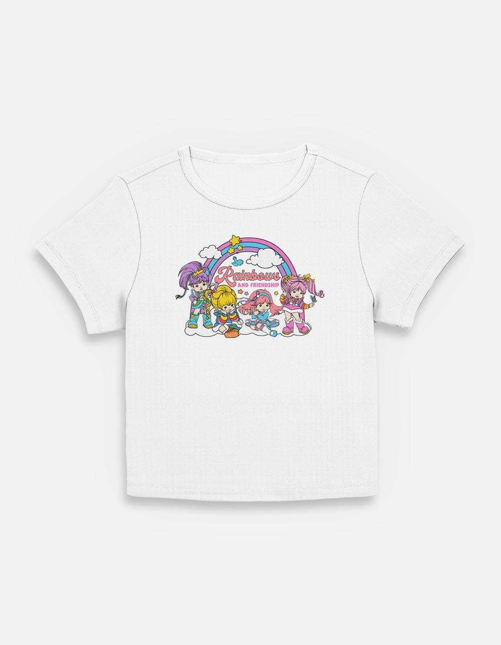 Rainbow Brite Rainbows And Friendship Womens Baby T-Shirt,New Products : American Fashion Style Bags On Sale