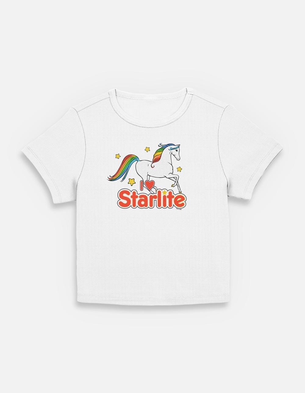Rainbow Brite I Love Starlite Womens Baby T-Shirt,New Products : American Fashion Style Bags On Sale