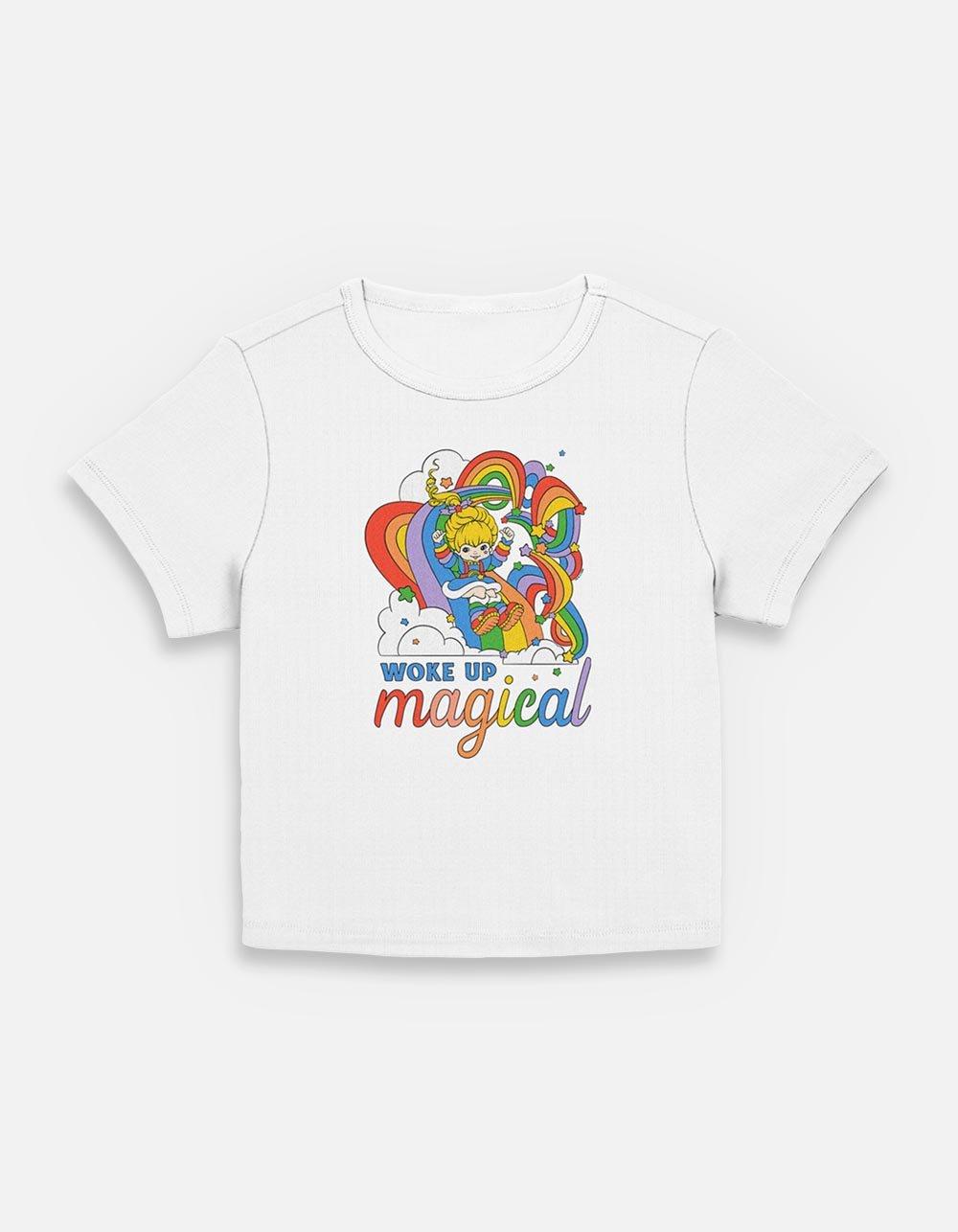 Rainbow Brite Woke Up Magical Womens Baby T-Shirt,New Products : American Fashion Style Bags On Sale