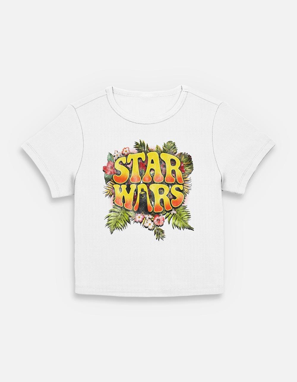 Star Wars Tropical Logo Womens Baby T-Shirt, , hi-res