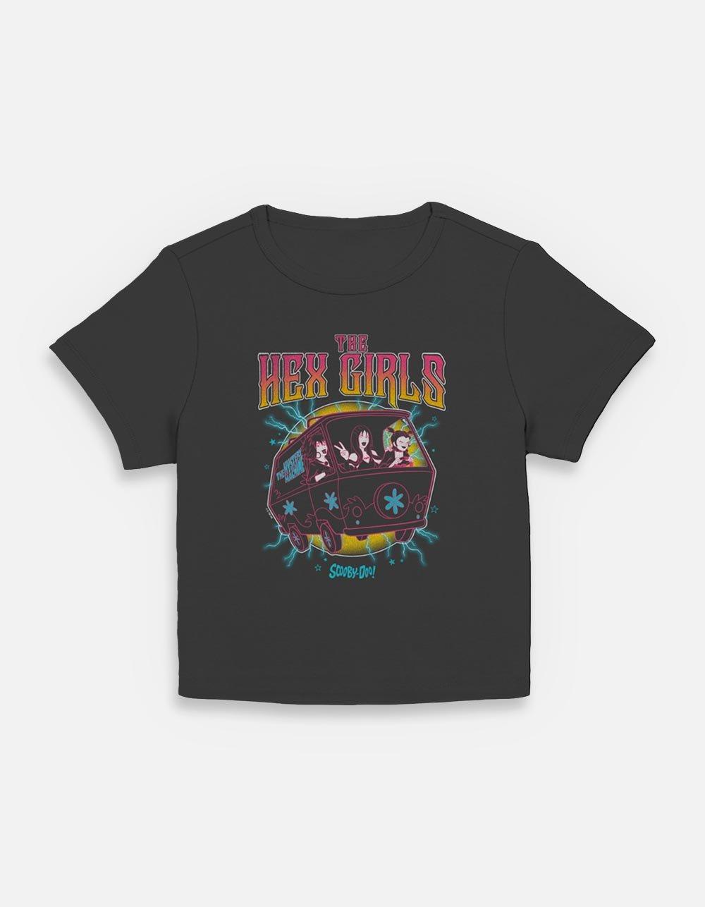 Scooby-Doo Hex Girls Metal Lockup Womens Baby T-Shirt,New Products : American Fashion Style Bags On Sale