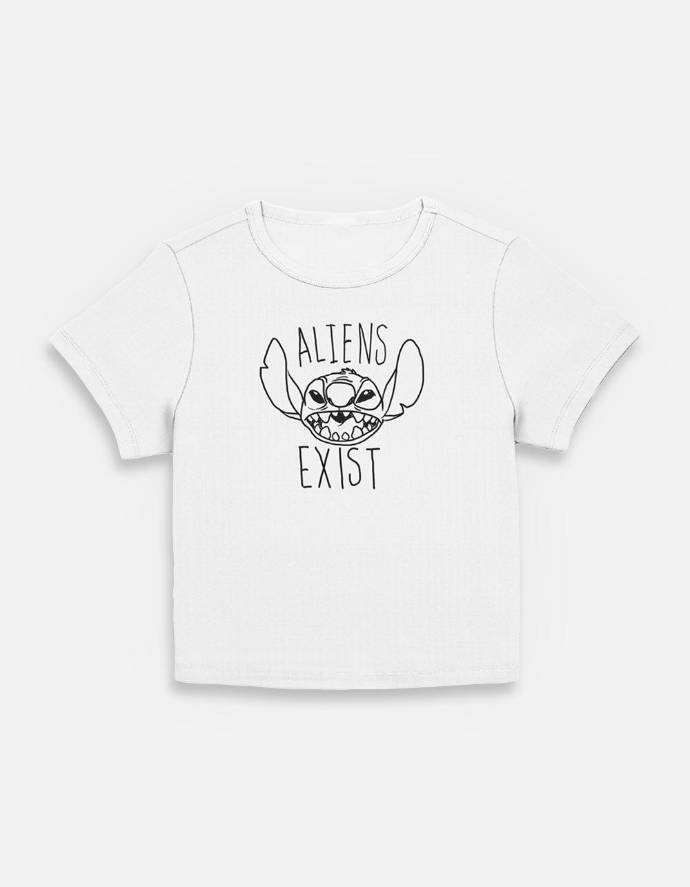 Disney Lilo & Stitch Aliens Exist Womens Baby T-Shirt,New Products : American Fashion Style Bags On Sale