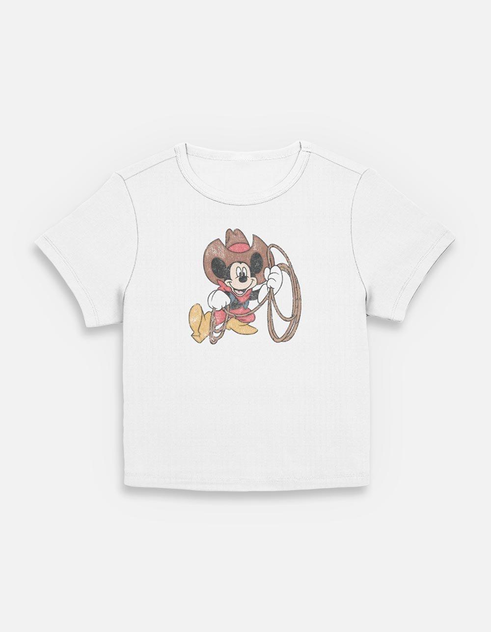 Disney Mickey Mouse Cowboy Womens Baby T-Shirt,New Products : American Fashion Style Bags On Sale