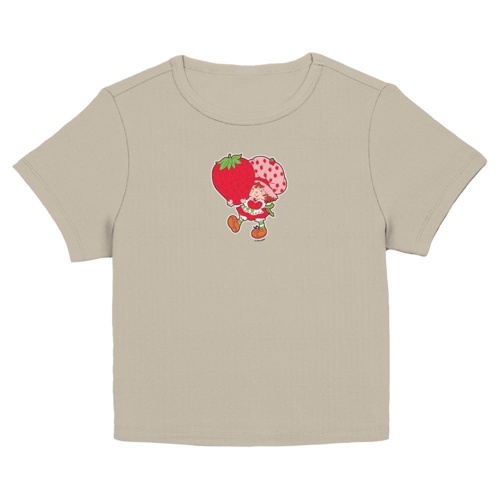 Strawberry Shortcake Cute Pose Womens Baby T-Shirt, , hi-res