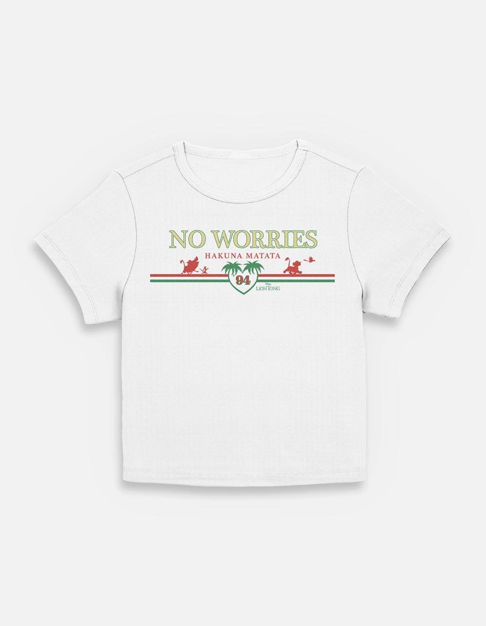 Disney The Lion King No Worries Womens Baby T-Shirt,New Products : American Fashion Style Bags On Sale