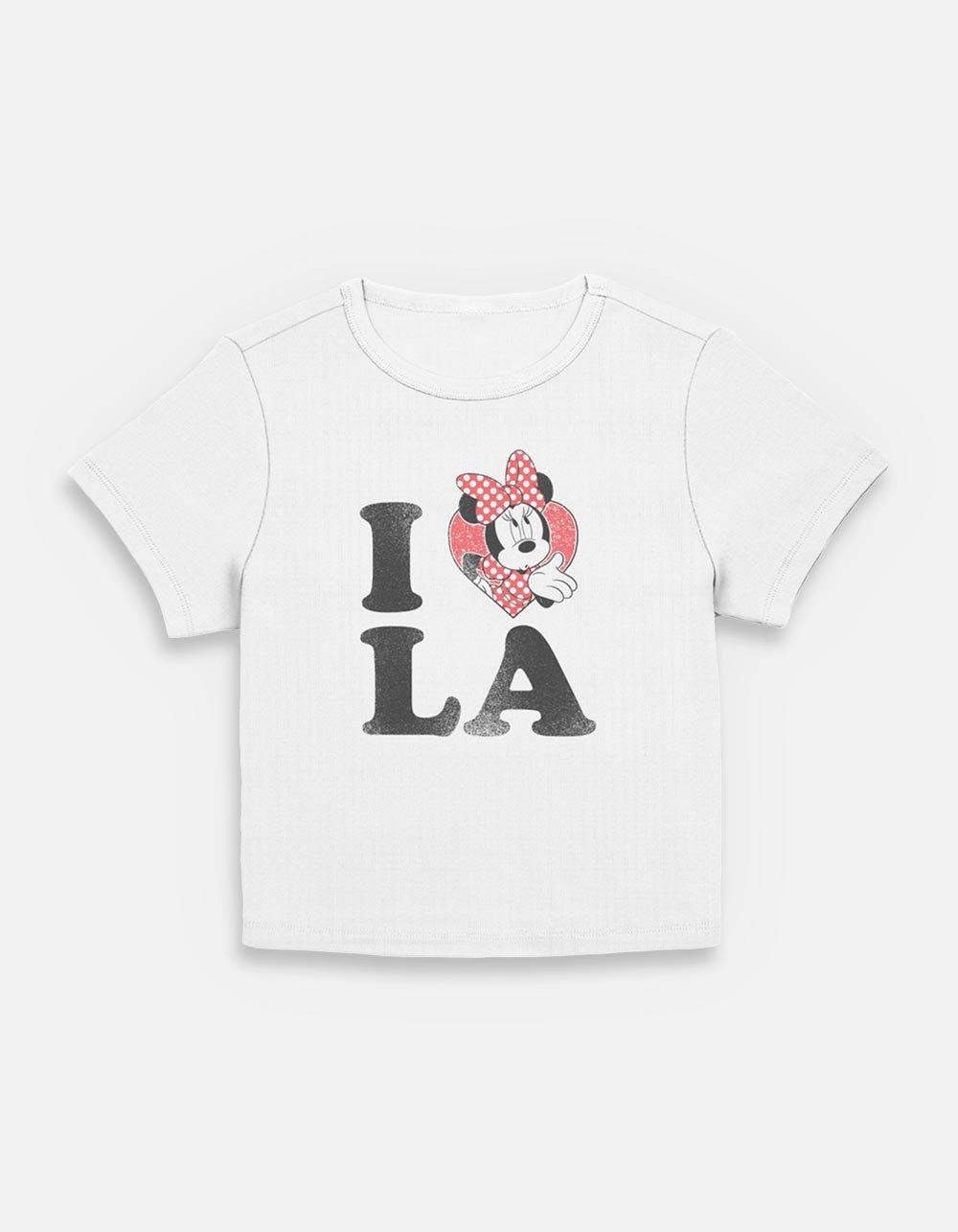Disney Minnie Mouse I Love LA Womens Baby T-Shirt, , hi-res