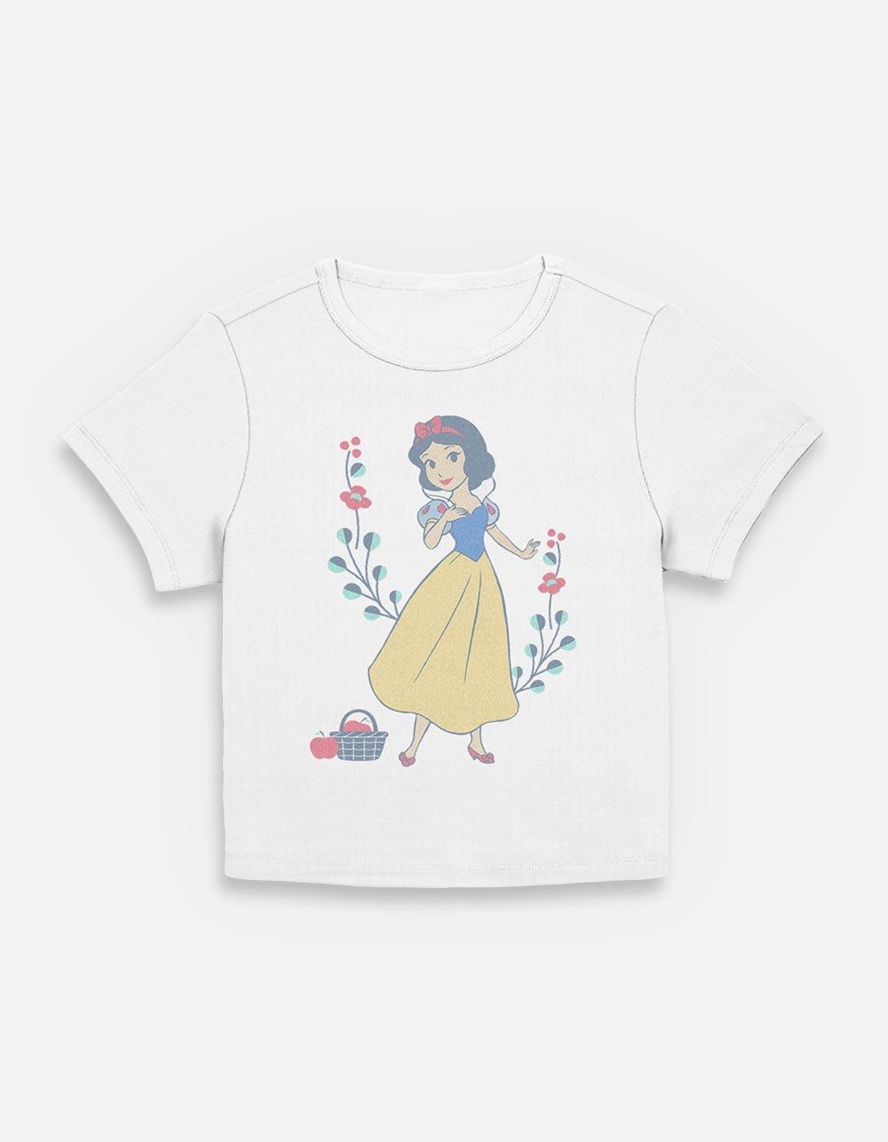 Disney Princesses Snow White Cute Pose Womens Baby T-Shirt,New Products : American Fashion Style Bags On Sale