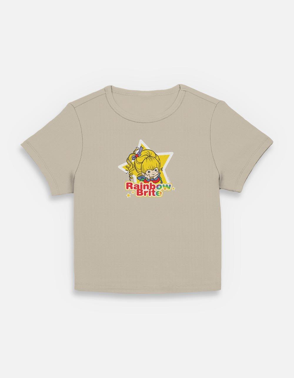 Rainbow Brite Star Badge Womens Baby T-Shirt,New Products : American Fashion Style Bags On Sale