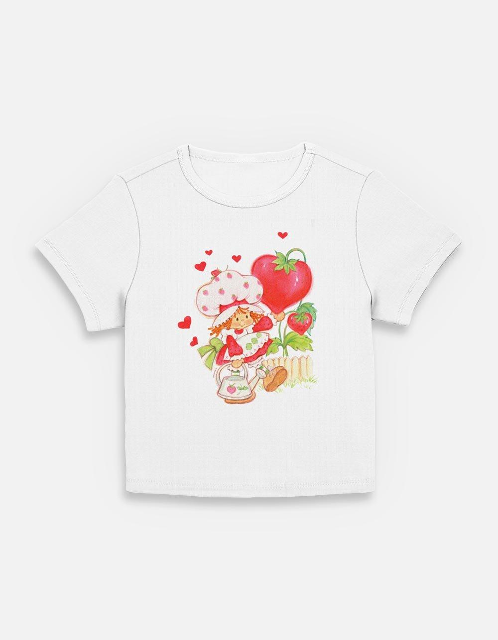 Strawberry Shortcake Strawberries And Hearts Womens Baby T-Shirt,New Products : American Fashion Style Bags On Sale