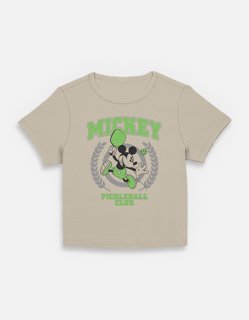 Disney Mickey Mouse Pickleball Team Womens Baby T-Shirt, PLAZTAUPE, hi-res