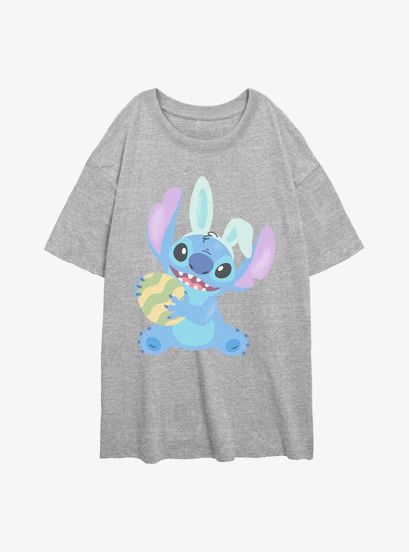 Disney Lilo & Stitch Easter Egg Stitch Girls Oversized T-Shirt, , hi-res