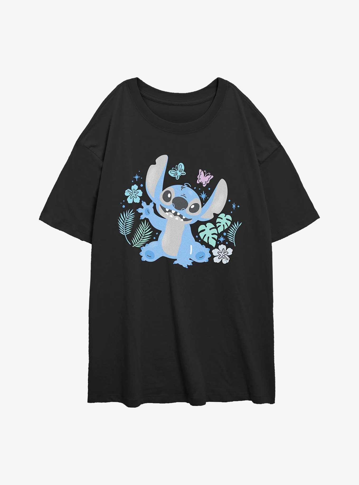 Disney Lilo & Stitch Spring Stitch Girls Oversized T-Shirt, , hi-res