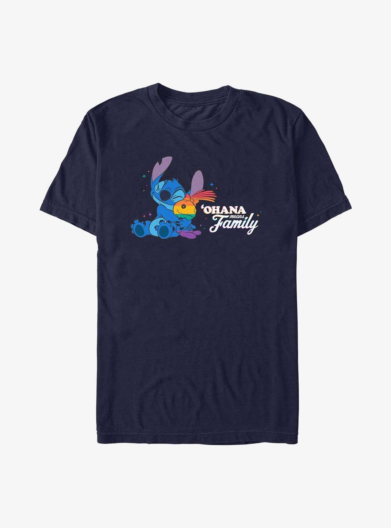 Disney Lilo & Stitch Proud Ohana T-Shirt, NAVY, hi-res
