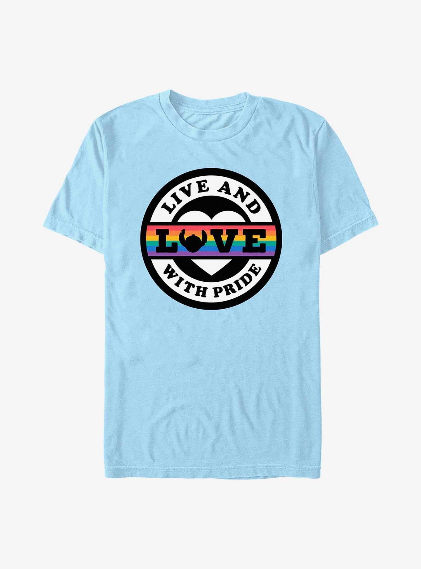 Disney Lilo & Stitch Live & Love With Pride T-Shirt, , hi-res