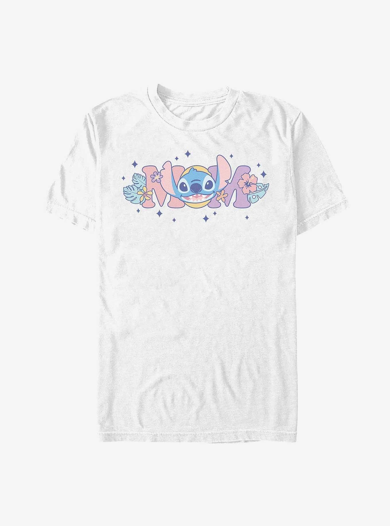 Disney Lilo & Stitch Mom Flowers T-Shirt, , hi-res