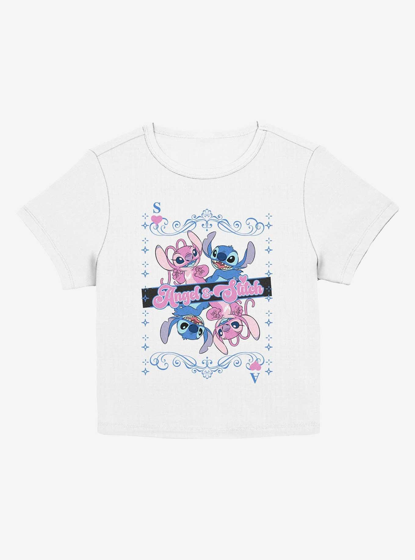Disney Lilo & Stitch Angel And Stitch Card Girls Baby T-Shirt
