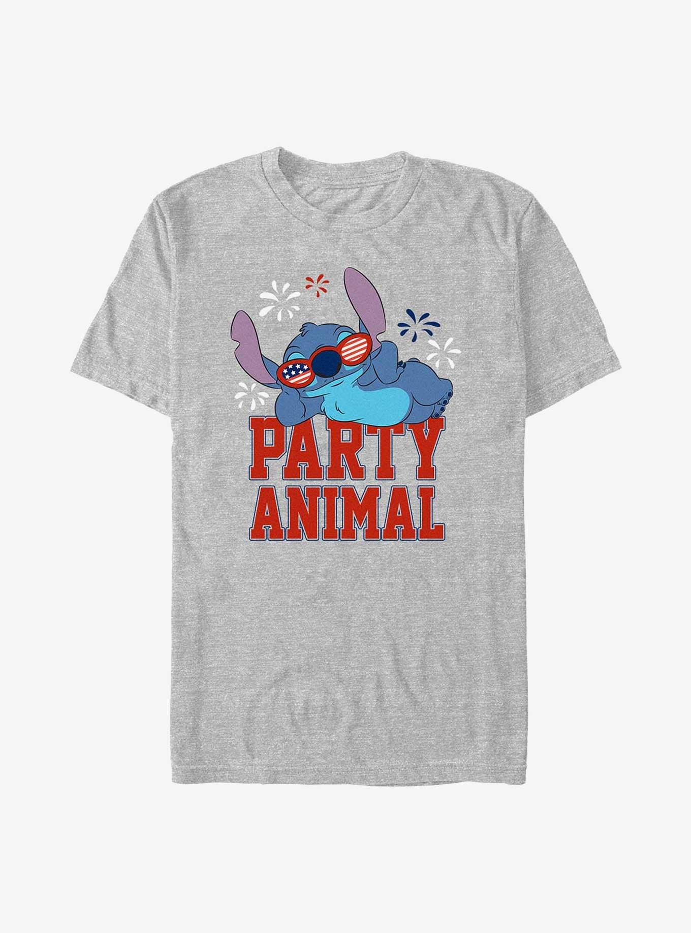 Disney Lilo & Stitch Party Animal T-Shirt, ATH HTR, hi-res