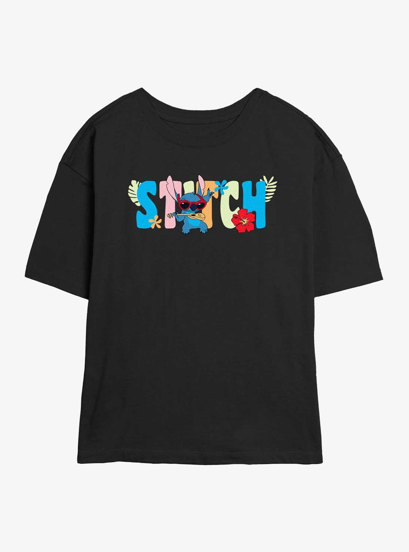 Disney Lilo & Stitch Tropic Shades Name Girls Skimmer T-Shirt, , hi-res