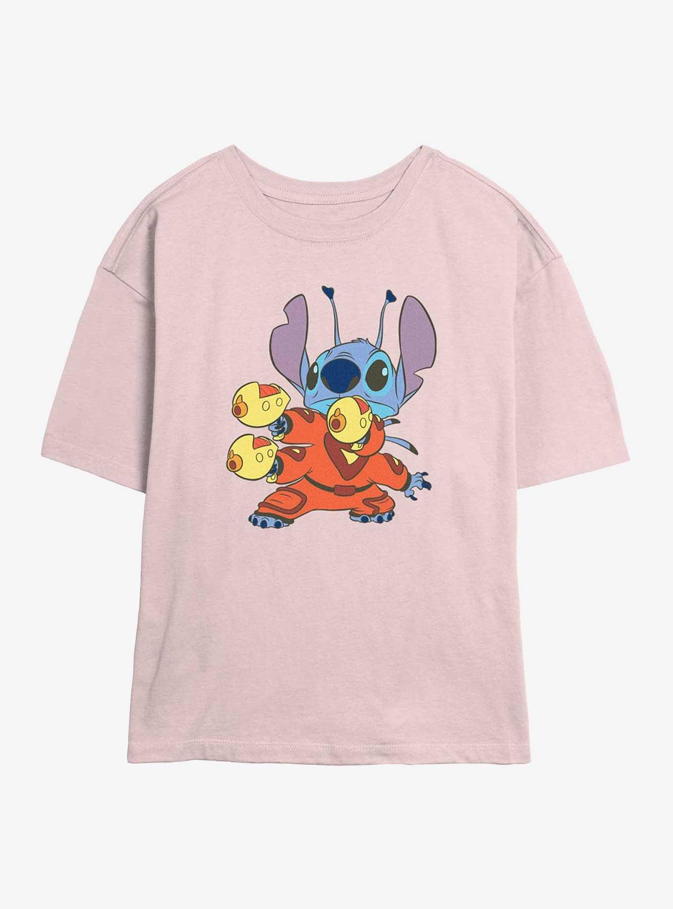 Disney Lilo & Stitch Blasters Girls Skimmer T-Shirt, BLUSH, hi-res