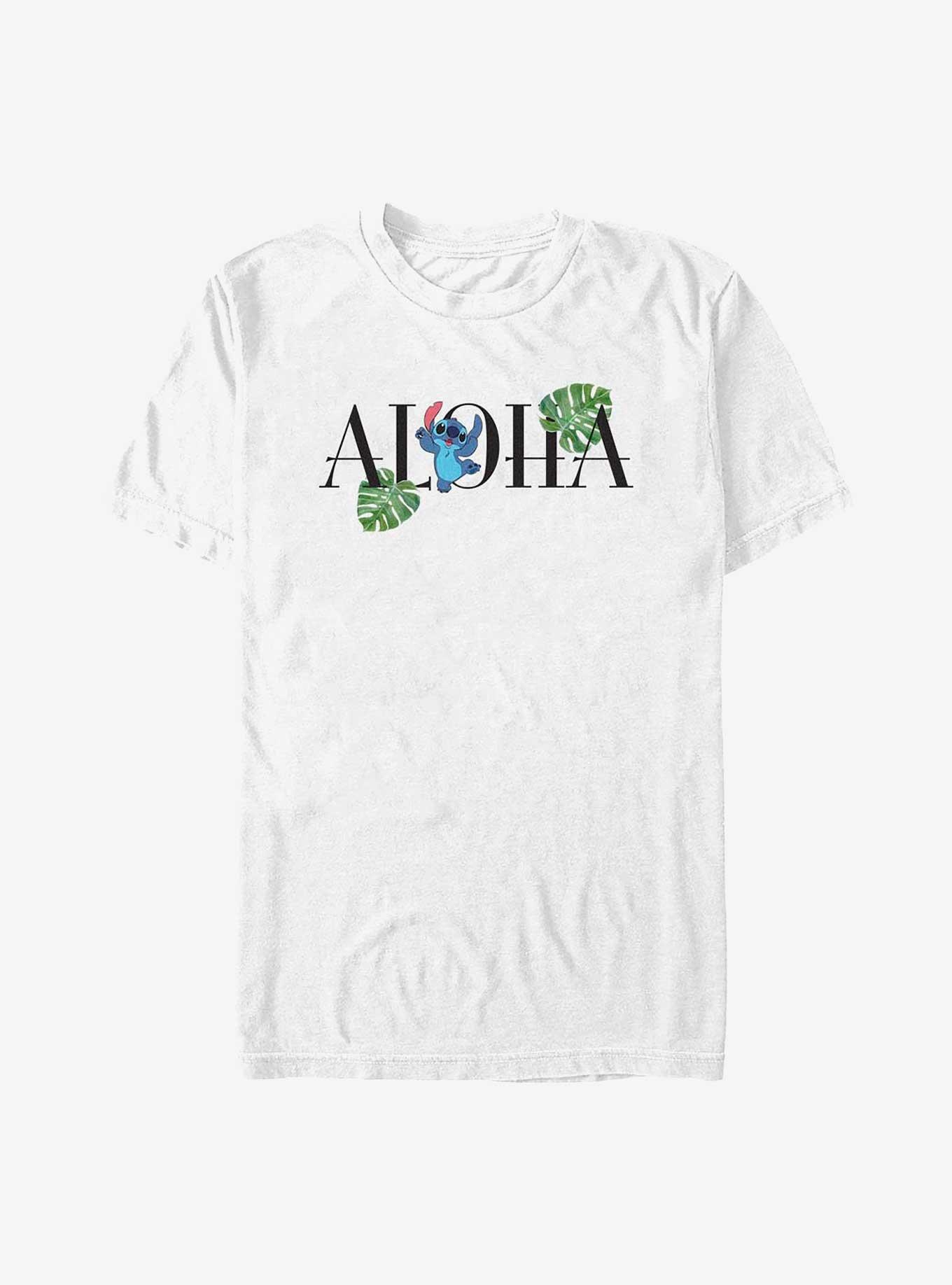 Disney Lilo & Stitch Aloha Leaves T-Shirt, , hi-res