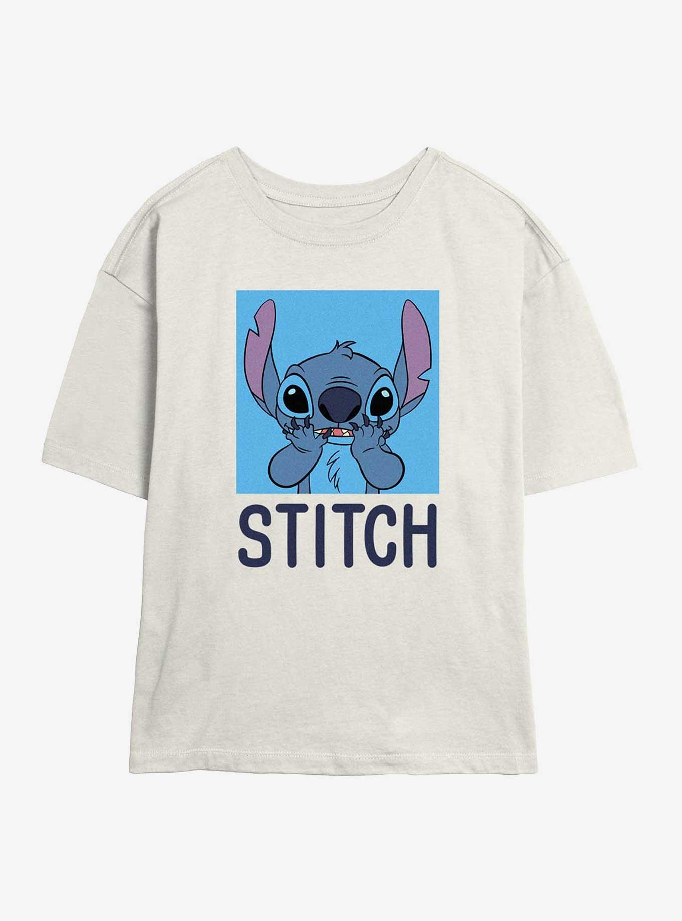 Disney Lilo & Stitch Bashful Stitch Girls Skimmer T-Shirt, , hi-res