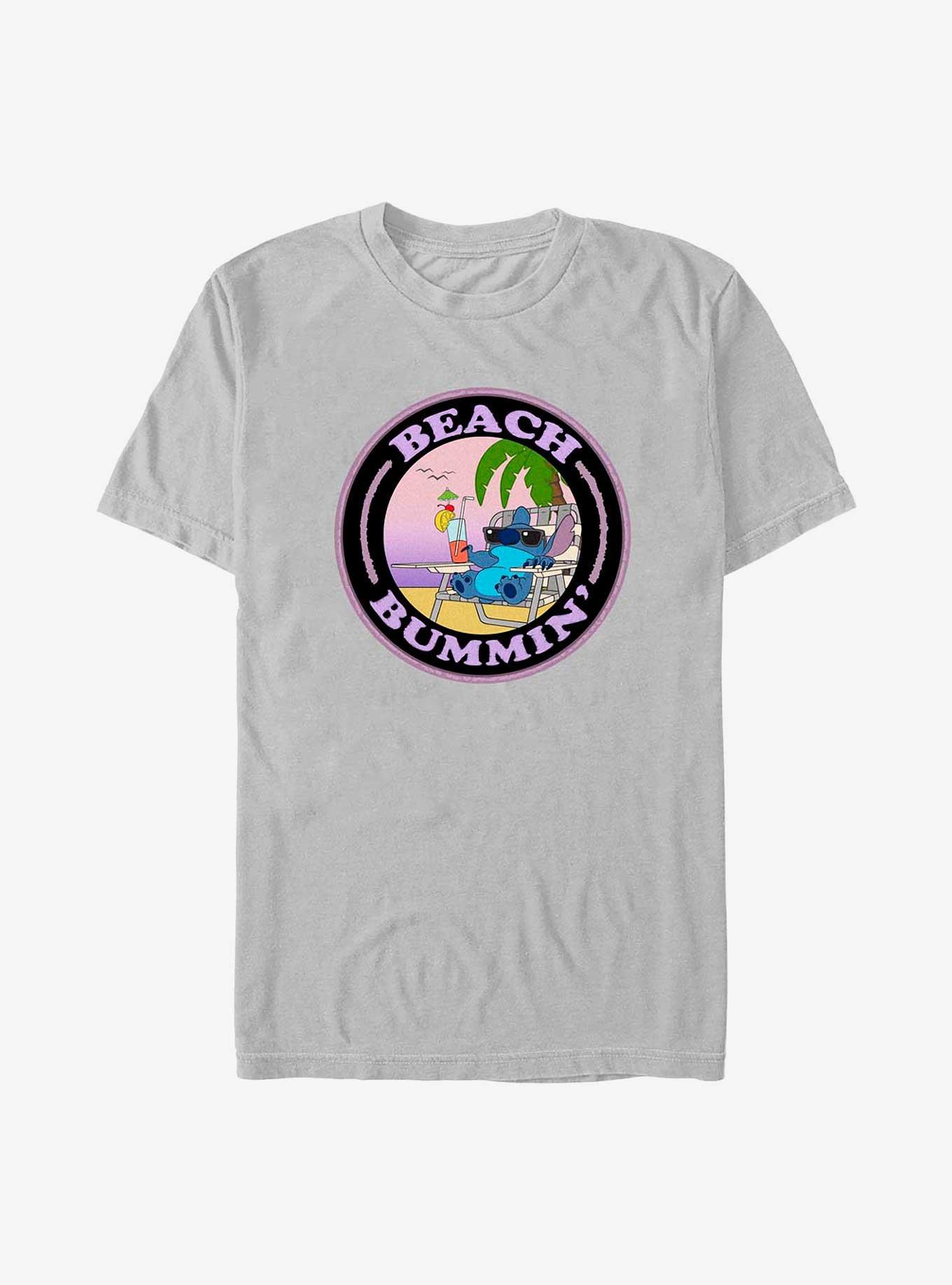 Disney Lilo & Stitch Beach Bummin' T-Shirt, SILVER, hi-res
