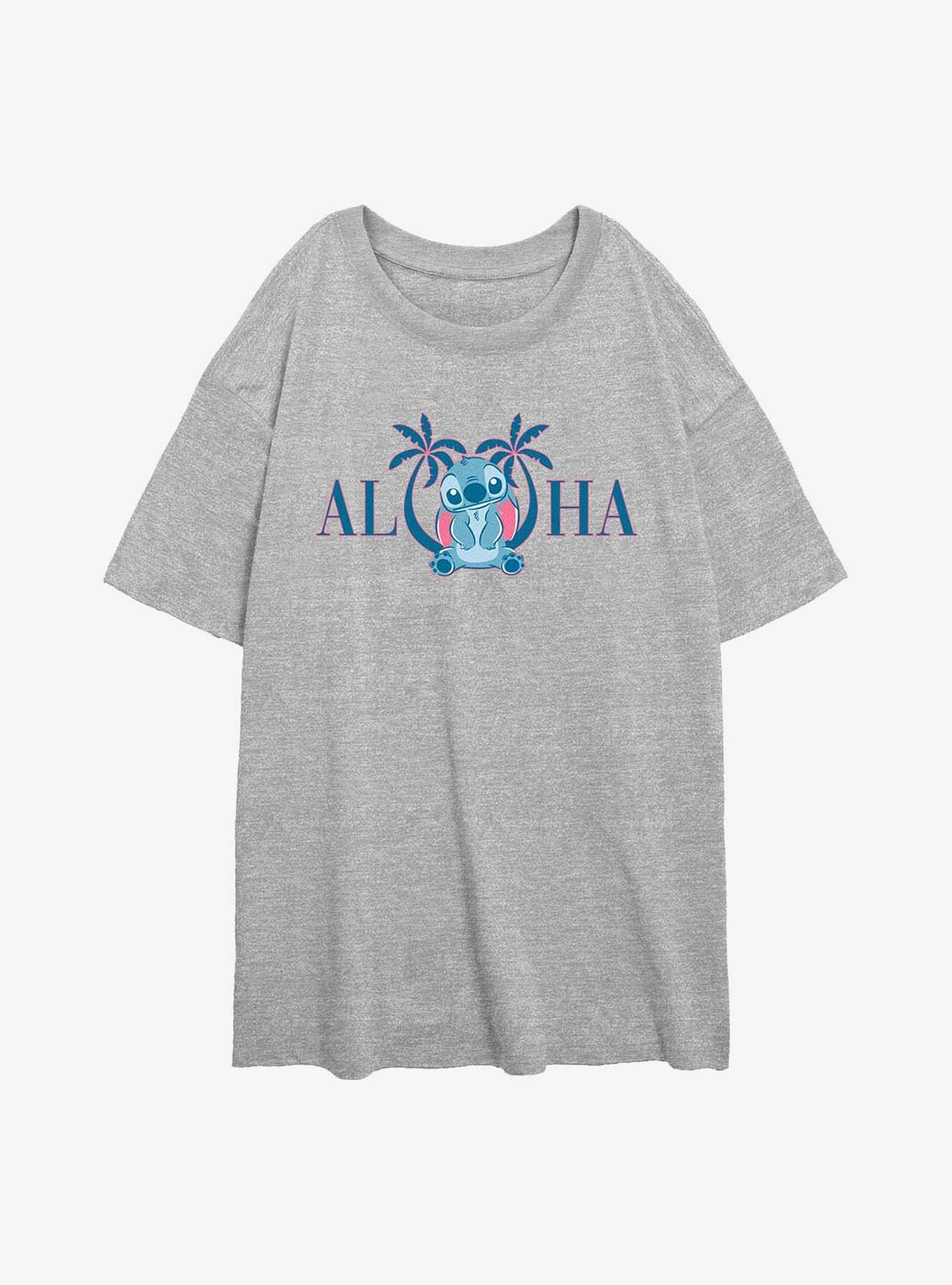 Disney Lilo & Stitch Aloha Kauai Girls Oversized T-Shirt, , hi-res