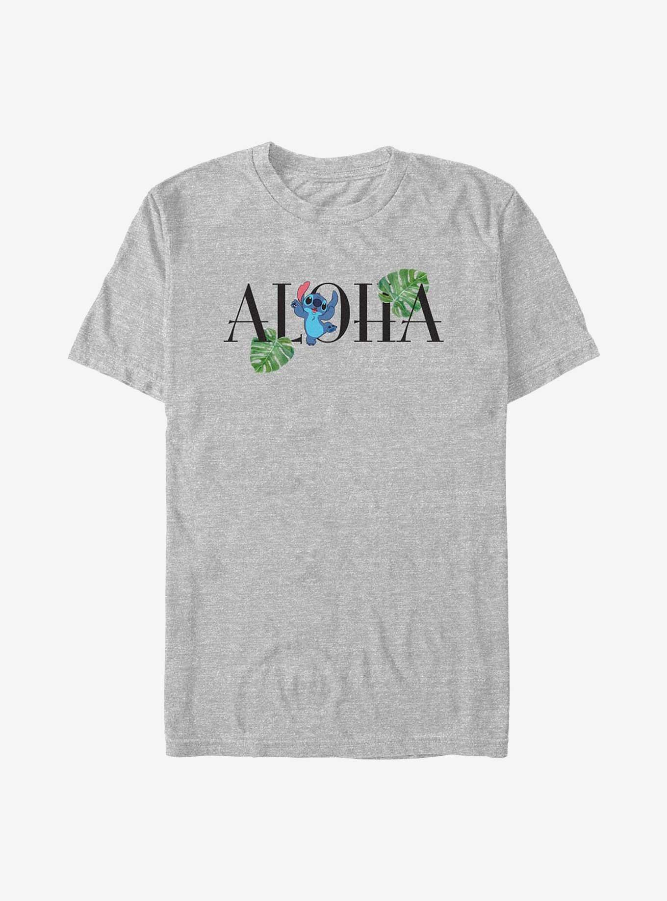 Disney Lilo & Stitch Aloha Leaves T-Shirt, , hi-res