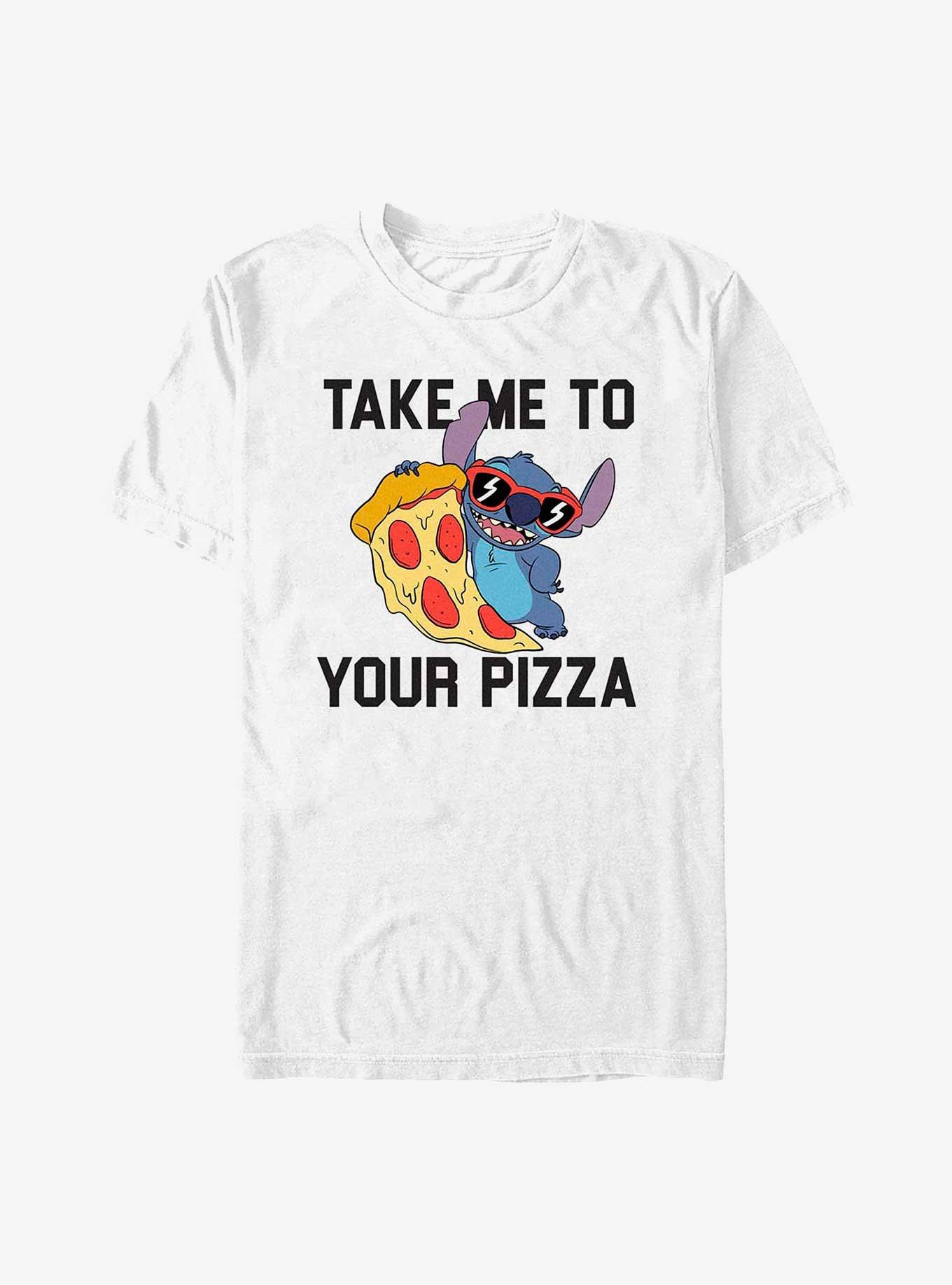 Disney Lilo & Stitch Take Me To Your Pizza T-Shirt, , hi-res