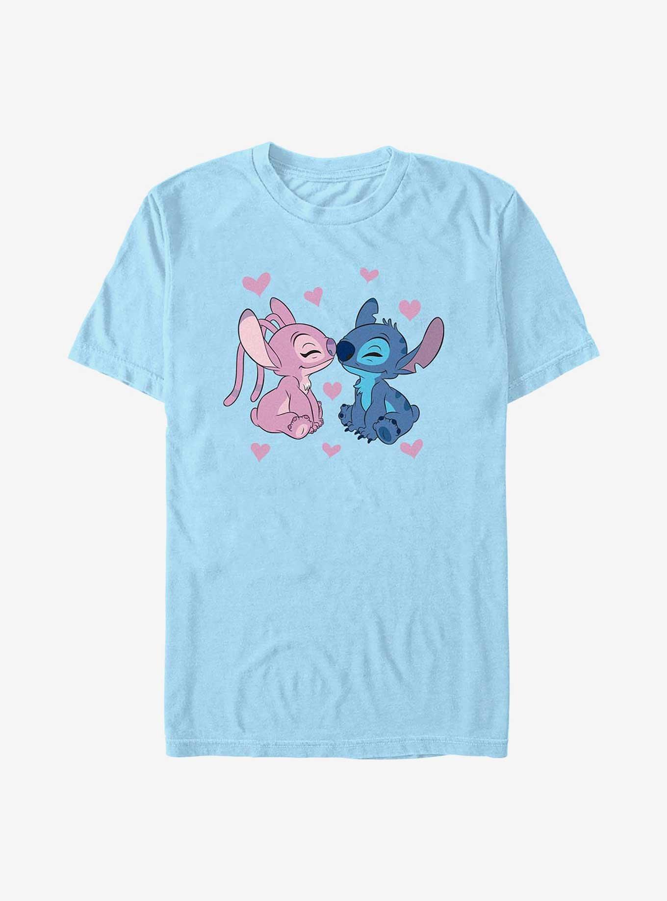 Disney Lilo & Stitch Angel Heart Kisses T-Shirt, , hi-res