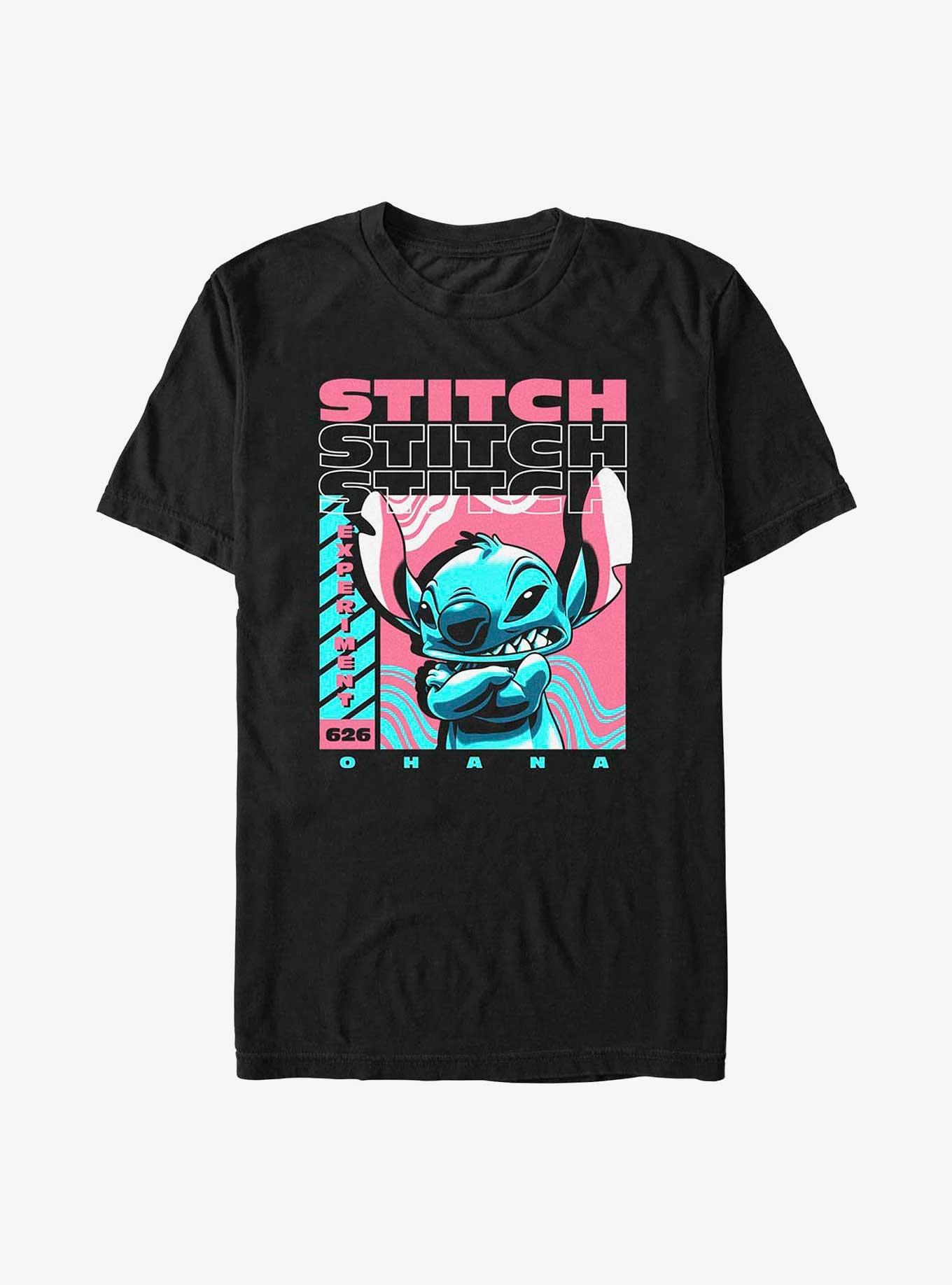 Disney Lilo & Stitch 626 Portrait T-Shirt, BLACK, hi-res