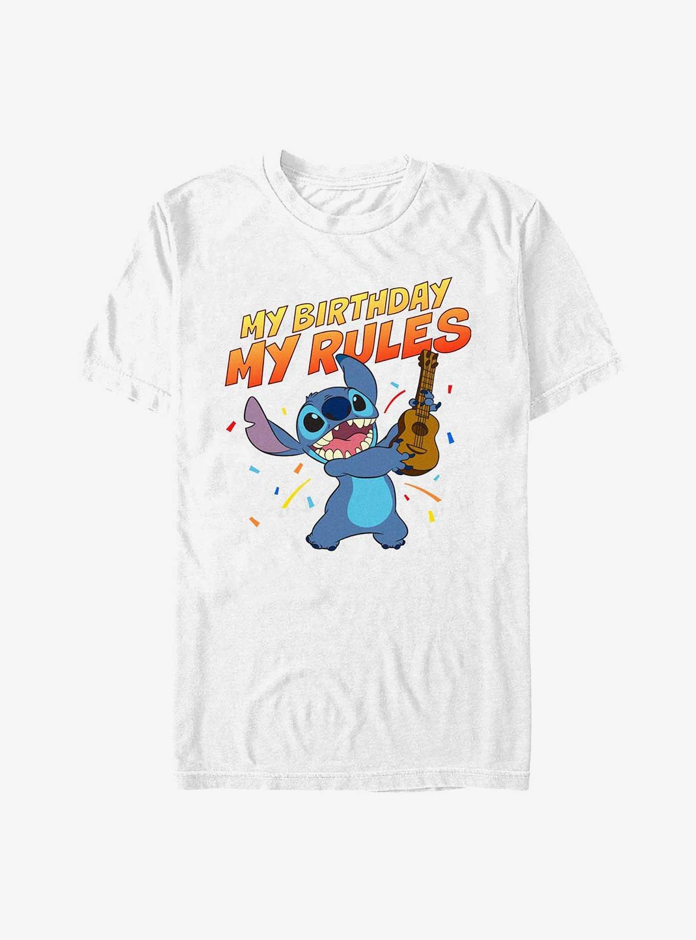 Disney Lilo & Stitch My Birthday Rules T-Shirt, , hi-res