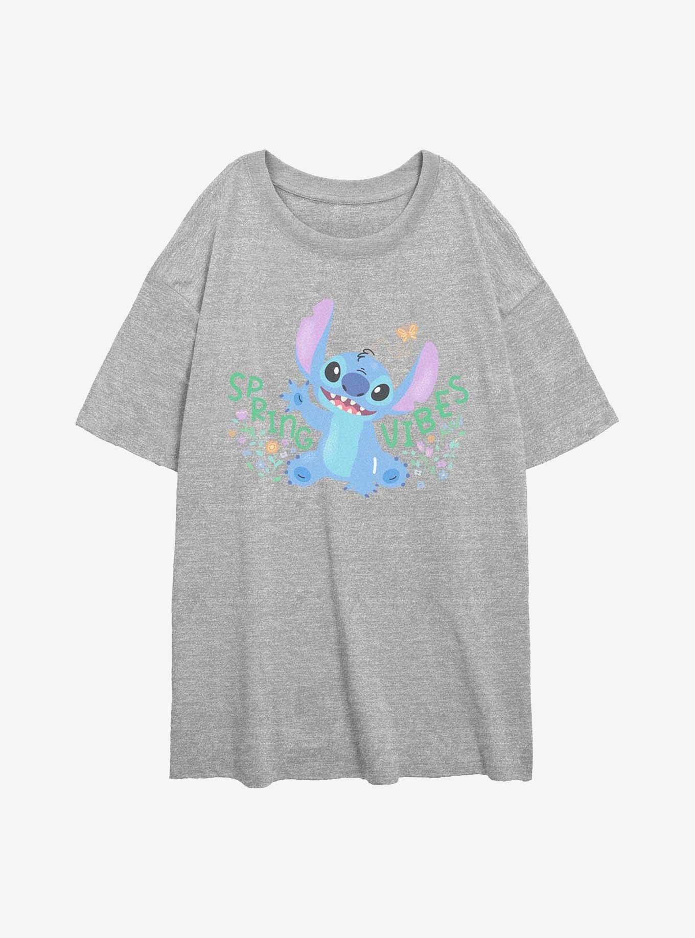 Disney Lilo & Stitch Spring Vibes Girls Oversized T-Shirt, , hi-res