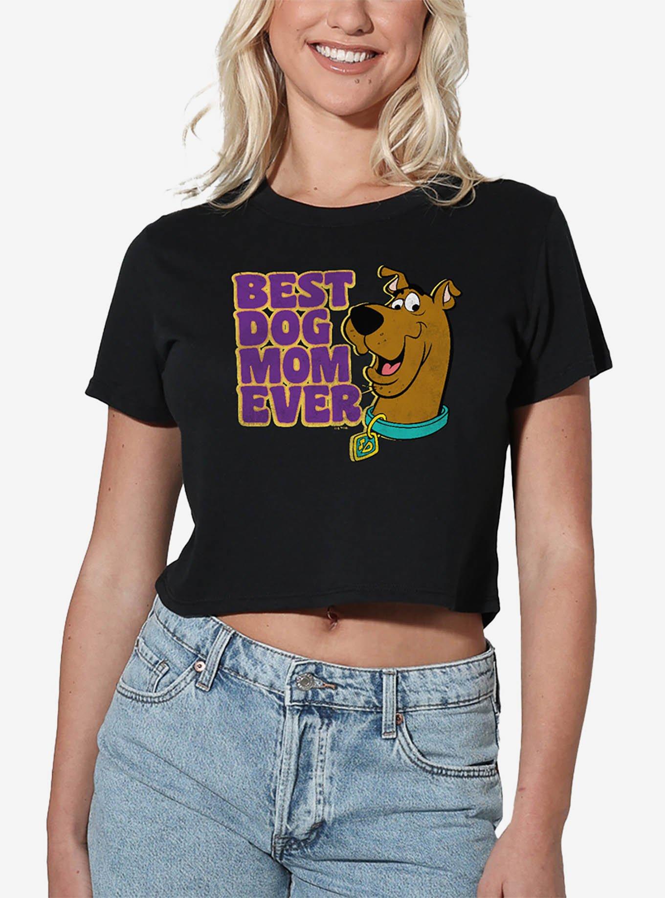 Scooby-Doo! Best Dog Mom Ever Women's Crop Top T-Shirt, , hi-res