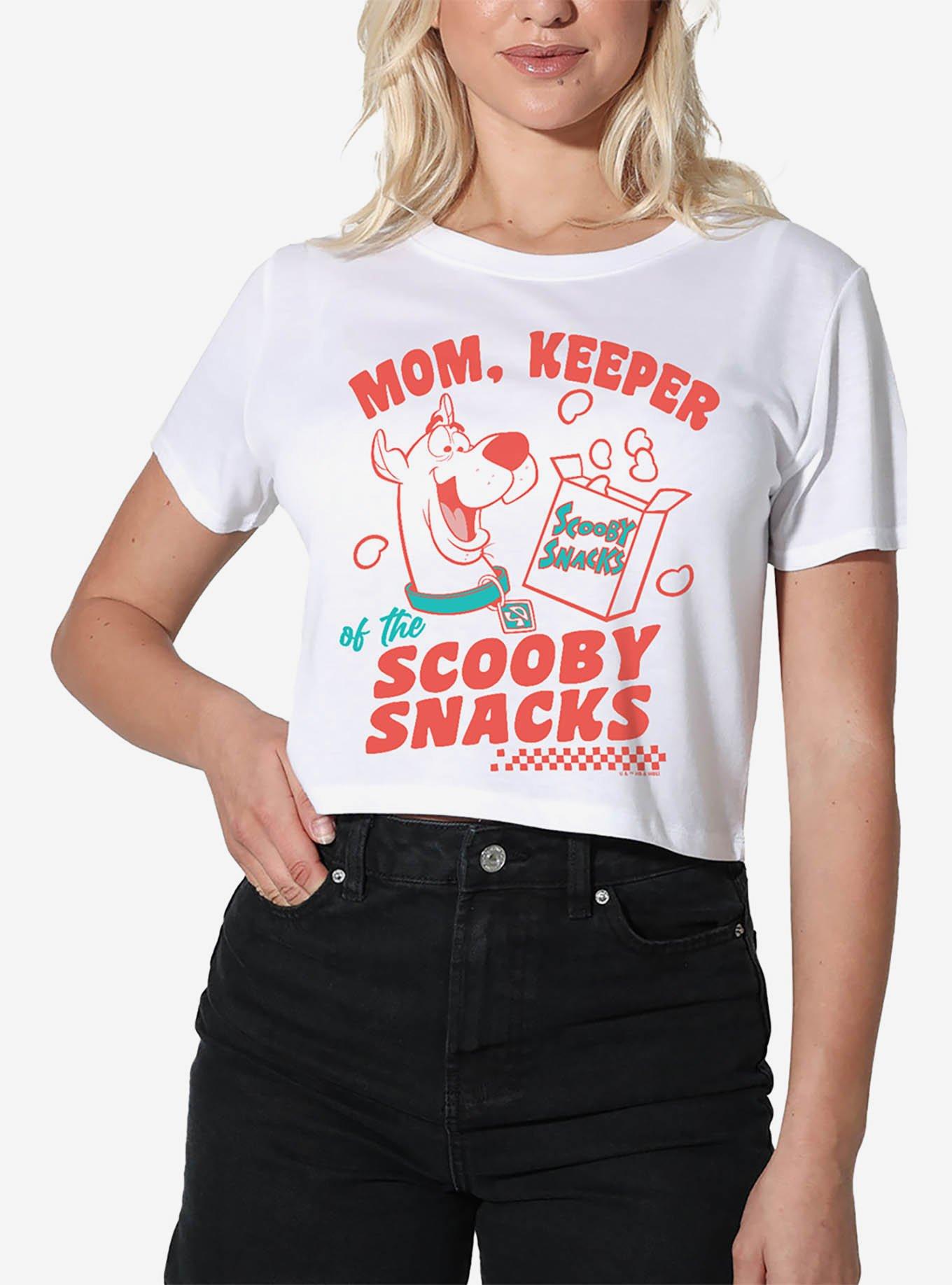 Scooby-Doo! Mom Keeper Scooby Snacks Women's Crop Top T-Shirt, , hi-res