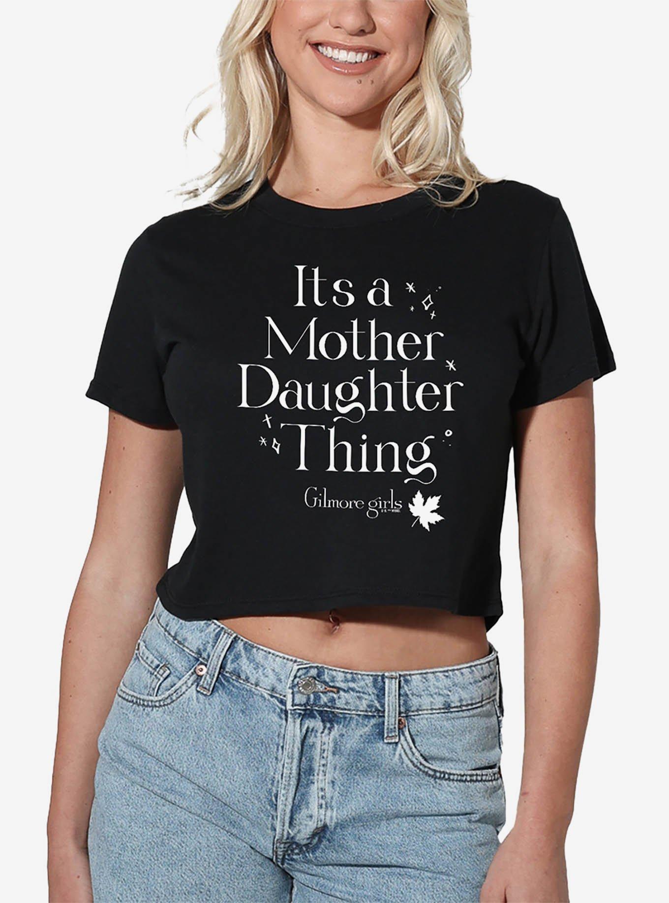 Gilmore Girls It's A Mother Daughter Thing Women's Crop Top T-Shirt, , hi-res