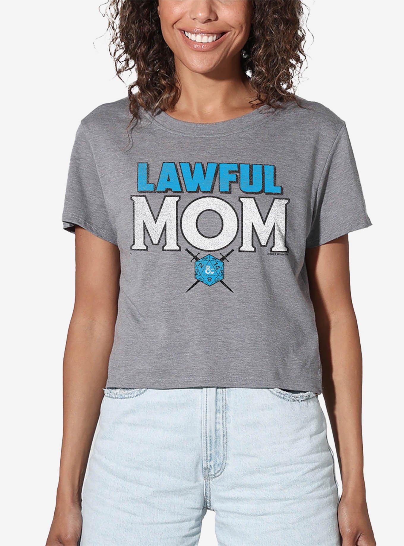 Dungeons & Dragons Lawful Mom Women's Crop Top T-Shirt, , hi-res